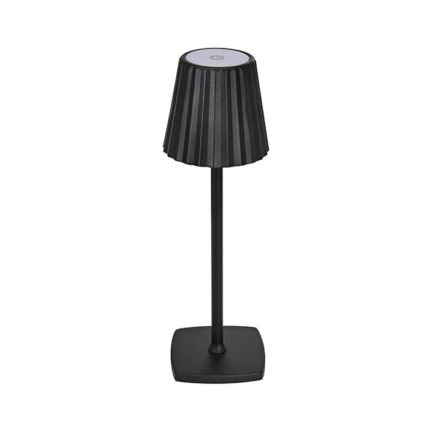 Lampa galda LED, Horoz, MERIDA, 3W, dimmējama, 80lm, 3CCT, IP20, melns, ar akumulatori USB / TYPE-C,