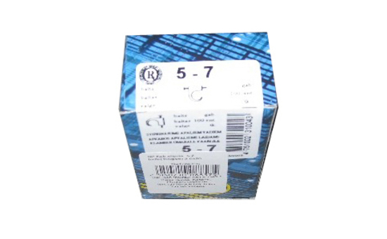 Skavas kabeļiem BP, melna, 5-7mm, 2.0x20mm, (100)