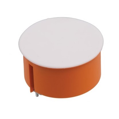 Nozarkārba ar vāku, oranža, reģipsim, 73x46mm