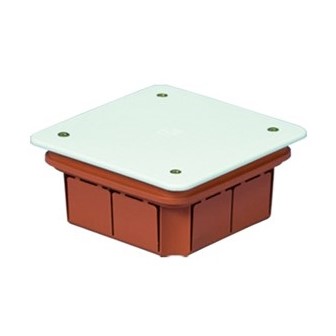 Nozarkārba ar vāku, oranža, z/a, 92x92x45mm