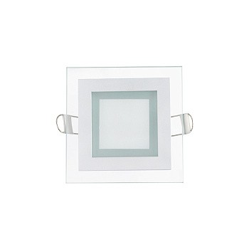 Panelis LED, Horoz, MARIA, 6W, 480lm, 4200K, z/a, stikls