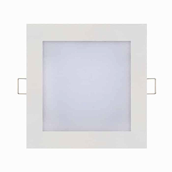 Panelis LED, Horoz, SLIM/sq, 12W, 660lm, 2700K, IP20, balts, 2gab.