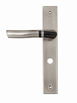 Дверные ручки MP, MRO-15-70-WC, с фиксатором, SN/BN(матовый хром/дымчатый), 62mm, сталь