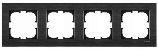 Rāmis EXEN, COMFORT, 4-viet., SPACE BLACK