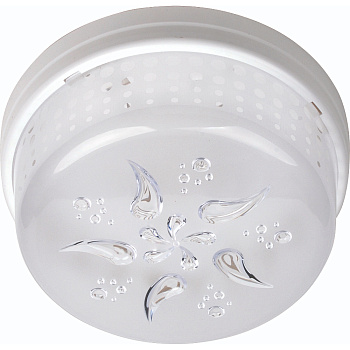 Plafond E27, Horoz, GLOP, 60W, WIND ROSE, valge, (4)