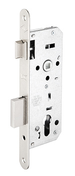 Замок дверной Kale, 152R35, для цилиндра, Европейский, CP(блестящий хром), 85mm