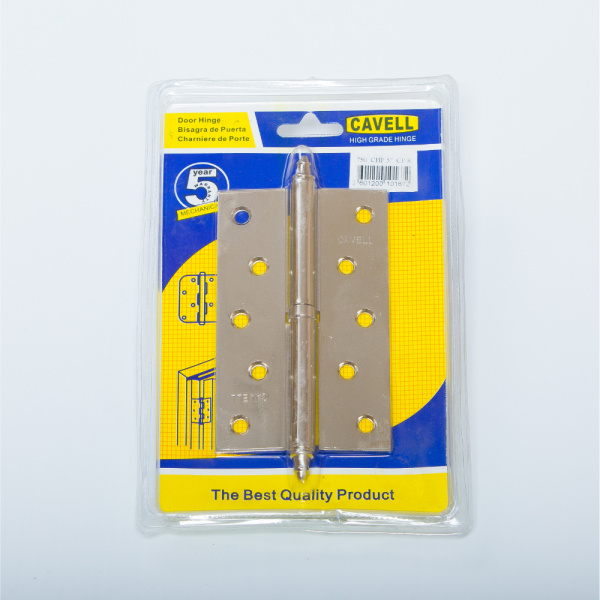 Eņģe durvju, CAVELL, 1BB CHP, CP(spīdīgs hroms), 5, dzelzs, labā