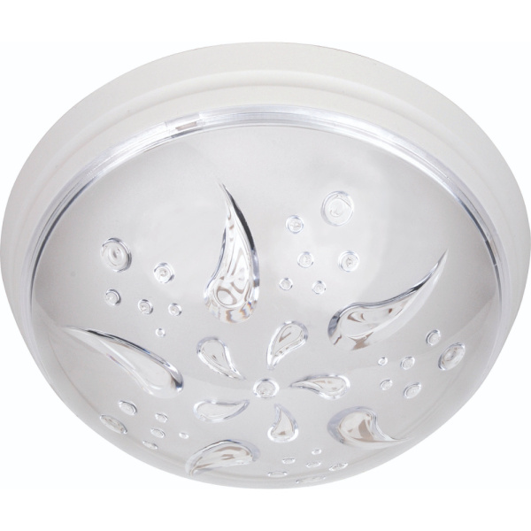 Plafons E27, Horoz, UFO, 60W, WIND ROSE, balts, (5)