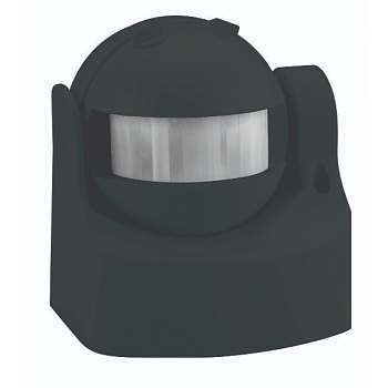 Sensors Horoz, LINEA, 1000W, IP44, melns, 8m MAX, 10/2000Lux, 5s-8min