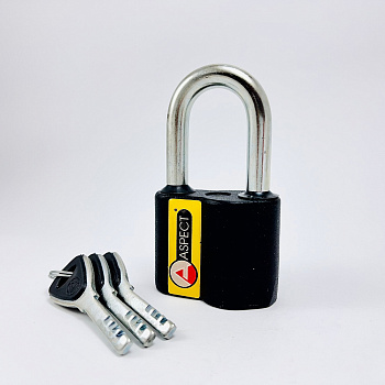 Padlock Aspect, ZN-A-55, 3 keys, aluminum