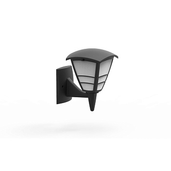 Lampa dārza E27, Horoz, YONCA, IP44, melna, (18)