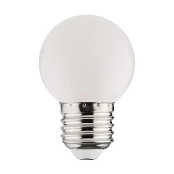 Spuldze E27, LED, Horoz, RAINBOW, 1W, 12lm, 6400K, balta