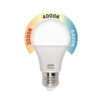 Spuldze A60, E27, LED, Horoz, COMBO, 10W, 940lm, 3CCT