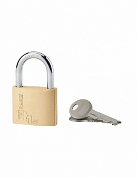 Padlock THIRARD, Type 1 PLUS, 40mm, 2 keys, brass