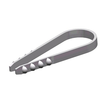 Dibel-klamber BP, hall, 6-20mm, (100)