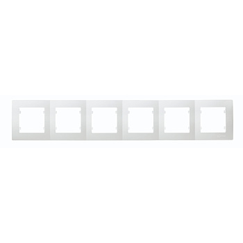 Frame Makel, LILLIUM NATURAL KARE, 6-socket, white