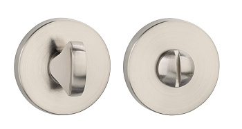 Escutcheon for doors MP, MUZ-30-WC, with knob, all locks, SN(matt chrome), zinc