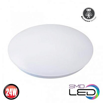 Panelis LED, Horoz, SHARK, 24W, 1800lm, 6400K, IP20, ar MIC sensoru