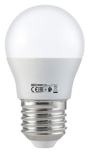 Spuldze G45, E27, LED, Horoz, ELITE, 6W, 510lm, 4200K, (100)