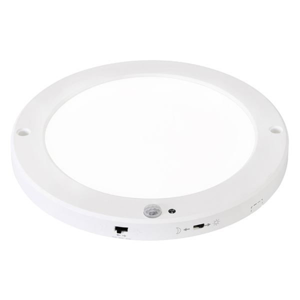 Panelis LED, Horoz, MARTHA, 18W, 1530lm, 3CCT, IP20, balts, ar Photo&PIR sensoru, universāls