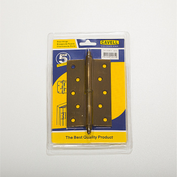 Door hinge, CAVELL, 1BB CHP, AB(antique gold), 5, iron, right
