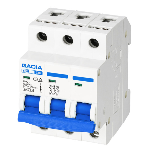 Automātiskais slēdzis GACIA, 6kA, 3C, 40A, (4)