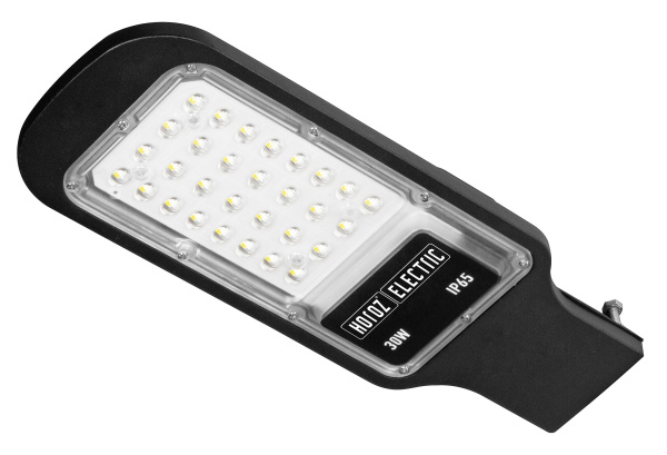 Ielu apgaismojums LED, Horoz, TEXAS, 30W, 3400lm, 6400K, IP65, melns