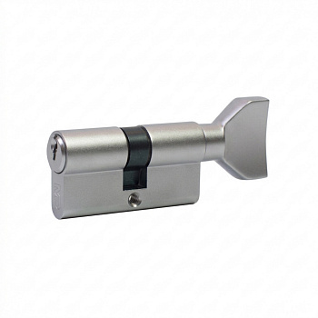 Cylinder for doors MP, MCI-27.5-27.5-Z-WC, with knob, SN(matt chrome), 55mm, 5 keys, zinc, English