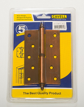 Петля дла дверей, CAVELL, 1BB CHP, AC(медь), 5, сталь, правая