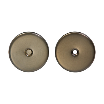 Escutcheon for doors MP, MUZ-06-I, no hole, Scandinavian, MBN(graphite)