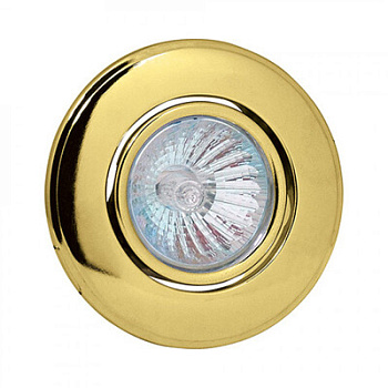 Armatuur MR16 G5.3/G6.35, Horoz, ORKIDE, IP20, GP(kuld), rauda, 2tn., (200)