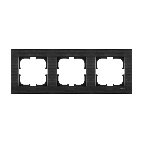 Rāmis EXEN, COMFORT, 3-viet., SPACE BLACK