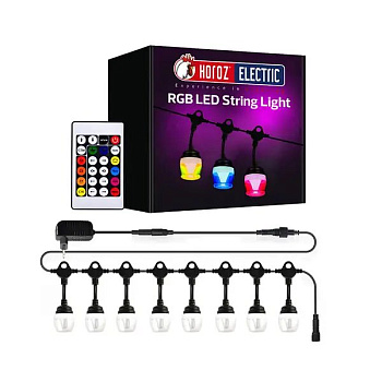 LED girlianda, Horoz, PARADISE, rinkynis, 12W, 300lm, RGB, IP44, 18m
