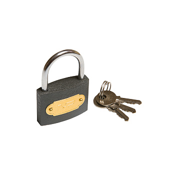 Padlock MP, MAP-O-63, 63mm, 5 keys, iron