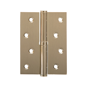 Door hinge, MP, MEN-100-R-FH, SN(matt chrome), 4'', iron, right