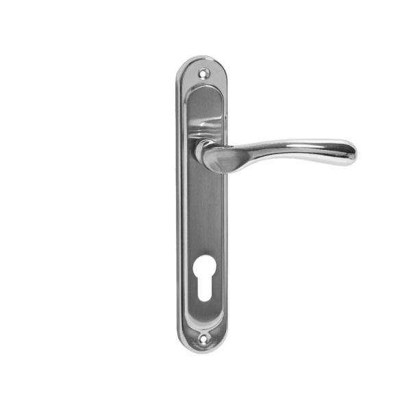 Rokturis durvju MP, MRO-14-60-PZ-72, cilindram, SN/CP(matēts/spīdīgs hroms), 72mm, dzelzs