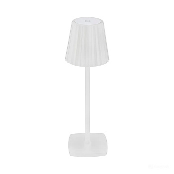 Lampa galda LED, Horoz, MERIDA, 3W, dimmējama, 80lm, 3CCT, IP20, balts, ar akumulatori USB / TYPE-C,