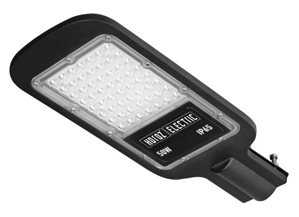 Ielu apgaismojums LED, Horoz, TEXAS, 50W, 5750lm, 6400K, IP65, melns