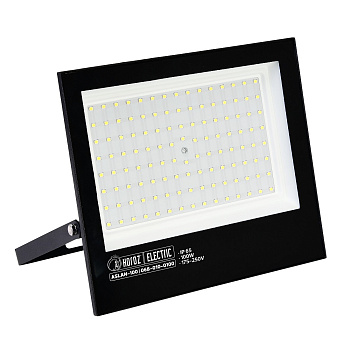 Прожектор LED, Horoz, ASLAN, 100W, 8000lm, 6400K, IP65, черный, алюминий, (16)