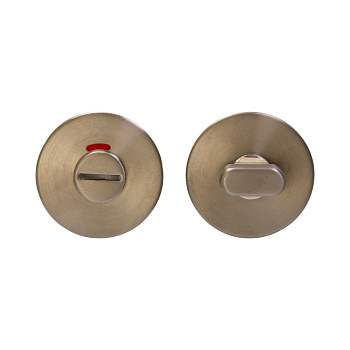 Escutcheon for doors MP, MUZ-50-WC, with knob, all locks, SS, stainless steel