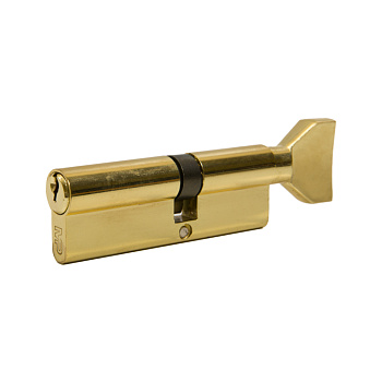 Cylinder for doors MP, MCI-50-40-Z-WC, with knob, BP(brass), 90mm, 5 keys, zinc, English
