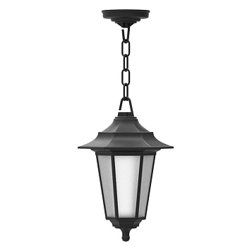 Lampa dārza E27, Horoz, BEGONYA, IP44, melna, (12)