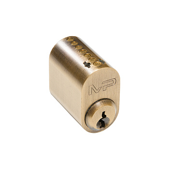 Cylinder for doors MP, MCI-30-B, AB(antique gold), 30mm, 3 keys, brass, English