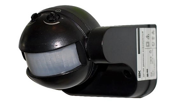 Sensors IEK, DD009, 300VA, 1100W, IP44, melns, 12m MAX