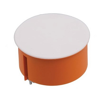 Nozarkārba ar vāku, oranža, reģipsim, 83x49mm